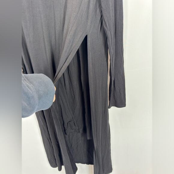 BCBGMAXAZRIA Essential Long Sleeve Turtleneck Dress Black Size Medium NWT - Picture 5 of 11